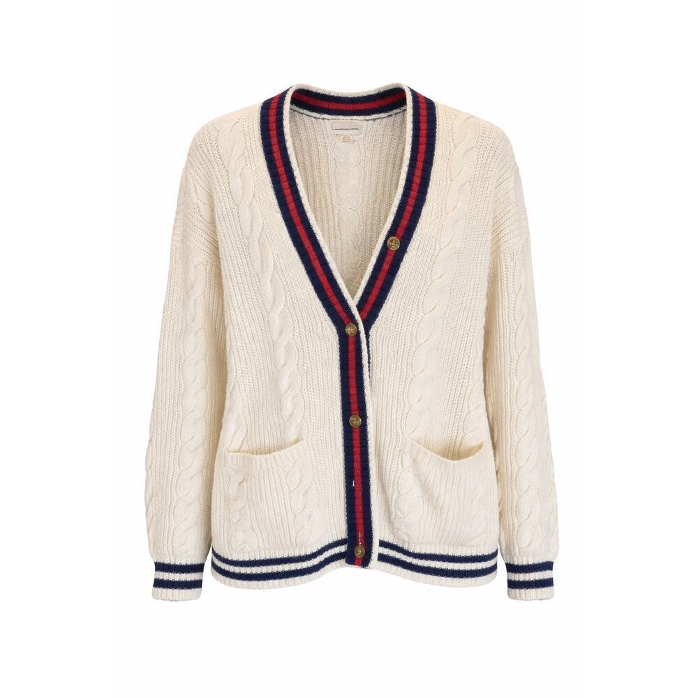 American Eagle Outfitters Cable Knit Button Front Cardigan Womens Medium